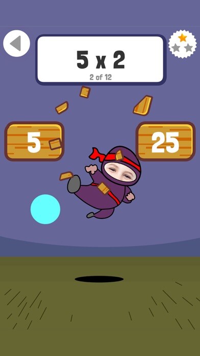 Emulate iPhone app Crazy Times Tables using MyAndroid