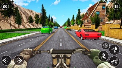Emulate iPhone app Crazy Traffic Bicycle Rider using MyAndroid