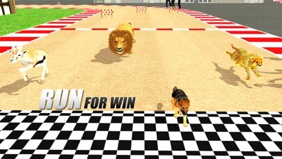 Emulate iPhone app Crazy Wild Animal Racing Game using MyAndroid