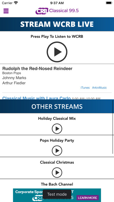 Emulate iPhone app CRB Classical using MyAndroid Emulate iPhone app CRB Classical using MyAndroid