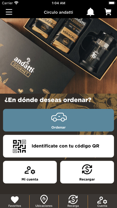 Emulate iPhone app Círculo andatti using MyAndroid