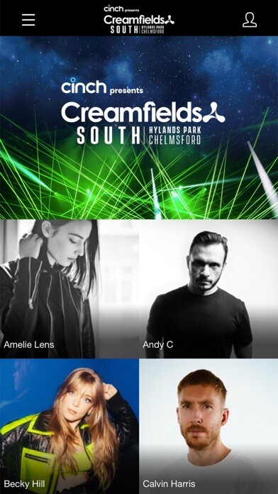 Emulate iPhone app Creamfields South using MyAndroid