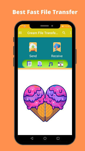 Run android online APK Cream file transfer : sharing file & apps from MyAndroid or emulate Cream file transfer : sharing file & apps using MyAndroid