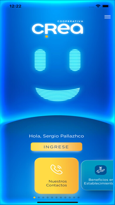 Emulate iPhone app CREAmóvil - Cooperativa CREA using MyAndroid Emulate iPhone app CREAmóvil - Cooperativa CREA using MyAndroid