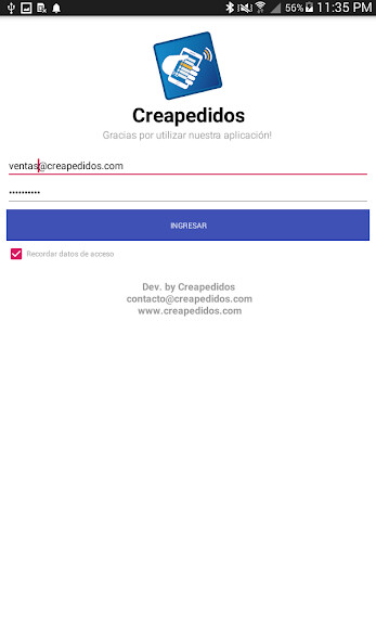 Run android online APK Creapedidos from MyAndroid or emulate Creapedidos using MyAndroid Run android online APK Creapedidos from MyAndroid or emulate Creapedidos using MyAndroid