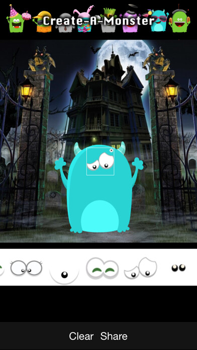 Emulate iPhone app Create-A-Monster - Create cool Monsters! Have fun with your kids! using MyAndroid Emulate iPhone app Create-A-Monster - Create cool Monsters! Have fun with your kids! using MyAndroid