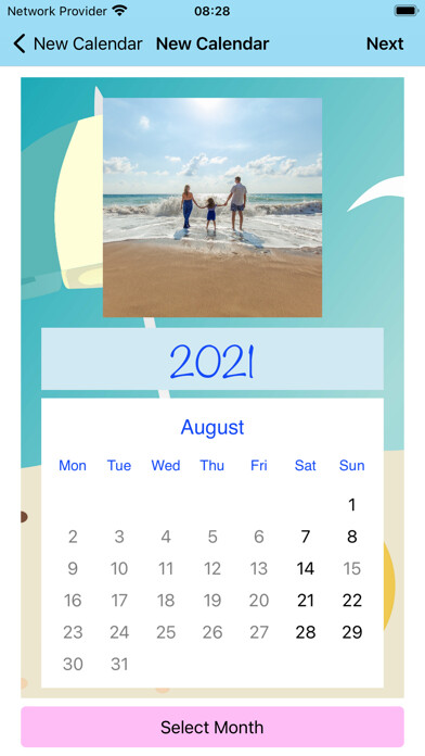 Emulate iPhone app Create Calendar With Photos using MyAndroid Emulate iPhone app Create Calendar With Photos using MyAndroid