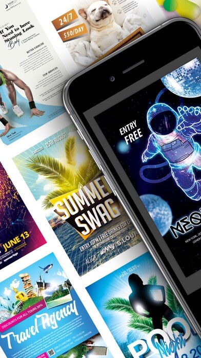 Emulate iPhone app Create Flyers & Logos - Maker using MyAndroid Emulate iPhone app Create Flyers & Logos - Maker using MyAndroid
