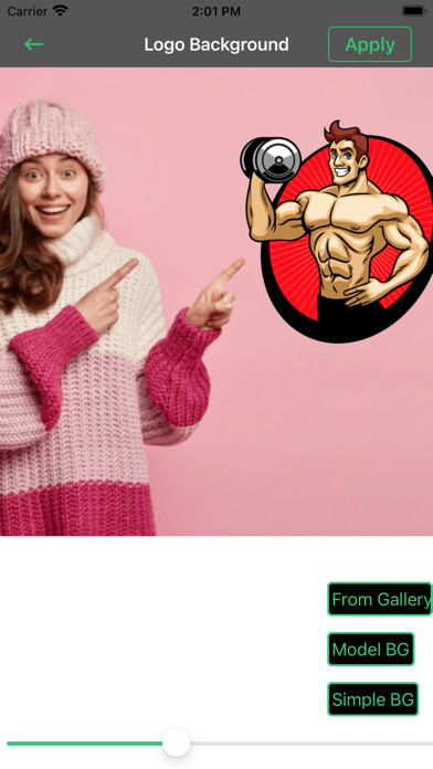 Emulate iPhone app Create Logo~Make Your Own Logo using MyAndroid