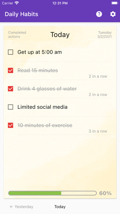 Emulate iPhone app Create New Habits using MyAndroid Emulate iPhone app Create New Habits using MyAndroid