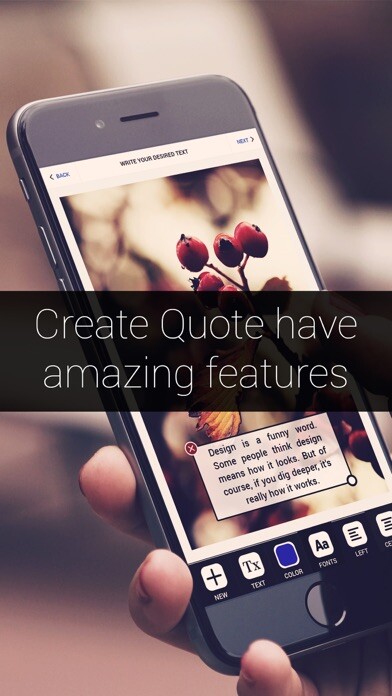 Emulate iPhone app Create Quote - Add Typographic Splendor in Your Trip Pics or Other Images . using MyAndroid Emulate iPhone app Create Quote - Add Typographic Splendor in Your Trip Pics or Other Images . using MyAndroid