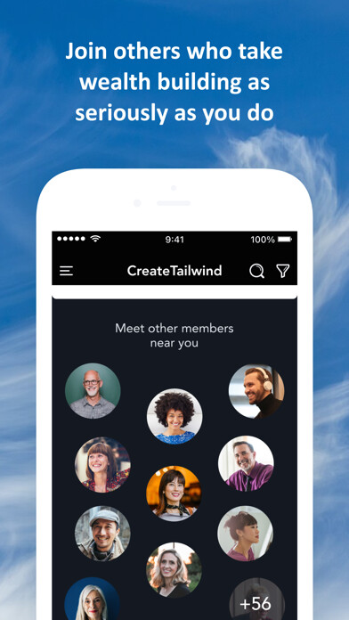 Emulate iPhone app CreateTailwind Community using MyAndroid