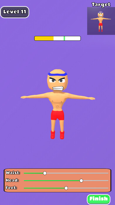 Emulate iPhone app Create Your Avatar using MyAndroid