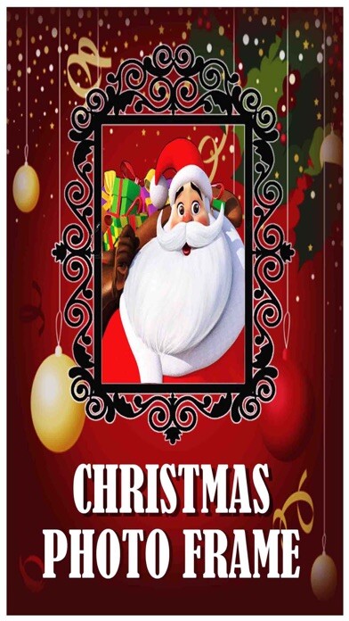 Emulate iPhone app Creative Christmas Photo Frame using MyAndroid