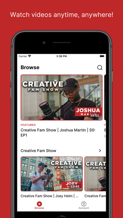 Emulate iPhone app Creative Fam Academy using MyAndroid Emulate iPhone app Creative Fam Academy using MyAndroid