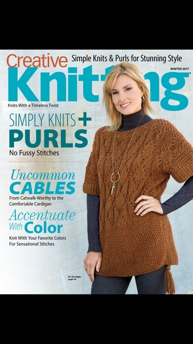 Emulate iPhone app Creative Knitting using MyAndroid