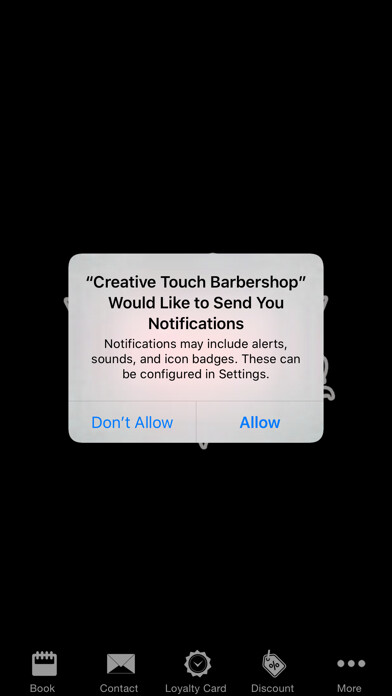Emulate iPhone app Creative Touch Barbershop using MyAndroid Emulate iPhone app Creative Touch Barbershop using MyAndroid