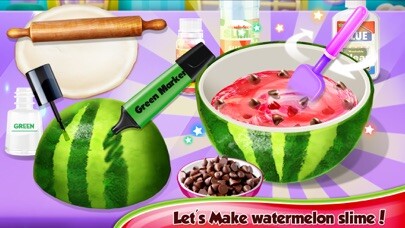Emulate iPhone app Creative Watermelon Slime Fun using MyAndroid