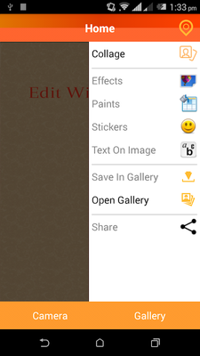 Emulate Android APK Creato Image Editor