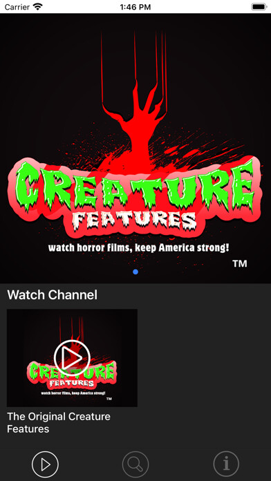 Emulate iPhone app Creature Features Network using MyAndroid Emulate iPhone app Creature Features Network using MyAndroid