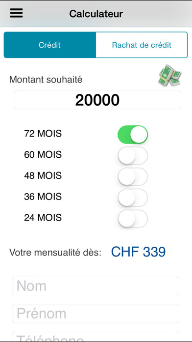 Emulate iPhone app creditum using MyAndroid