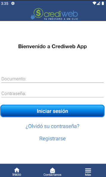 Run android online APK Crediweb from MyAndroid or emulate Crediweb using MyAndroid Run android online APK Crediweb from MyAndroid or emulate Crediweb using MyAndroid