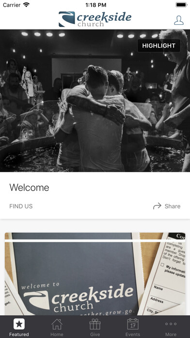 Emulate iPhone app Creekside Church Martinez using MyAndroid Emulate iPhone app Creekside Church Martinez using MyAndroid