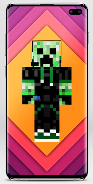 Run android online APK Creeper Skin For Minecraft from MyAndroid or emulate Creeper Skin For Minecraft using MyAndroid