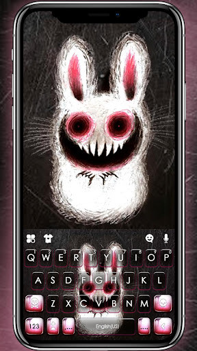 Run android online APK Creepy Bunny Smile Keyboard Theme from MyAndroid or emulate Creepy Bunny Smile Keyboard Theme using MyAndroid