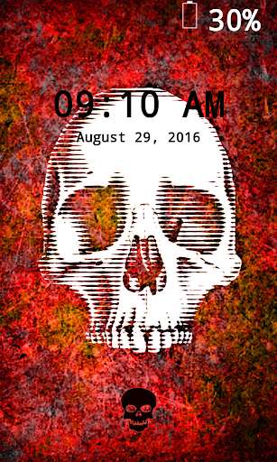 Emulate Android APK Creepy Skull Locker