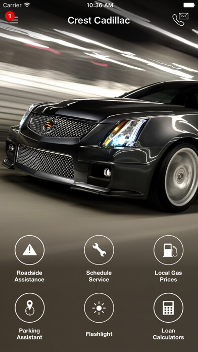 Emulate iPhone app Crest Auto Group DealerApp using MyAndroid