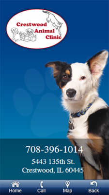 Emulate Android APK Crestwood Animal Clinic