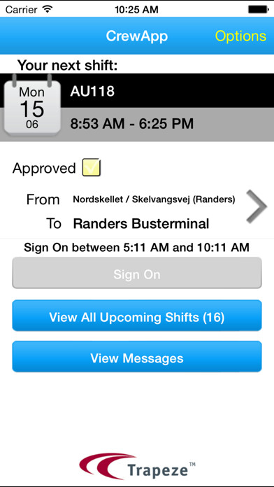 Emulate iPhone app CrewApp Trapeze using MyAndroid Emulate iPhone app CrewApp Trapeze using MyAndroid