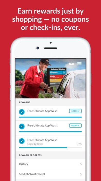 Emulate iPhone app Crew Carwash Rewards using MyAndroid Emulate iPhone app Crew Carwash Rewards using MyAndroid