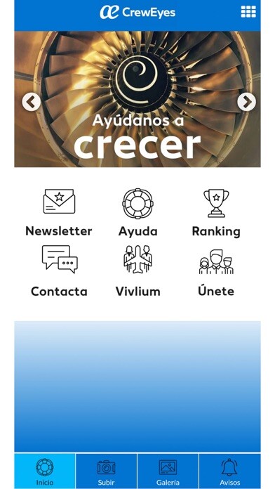 Emulate iPhone app CrewEyes - Servicios a bordo using MyAndroid