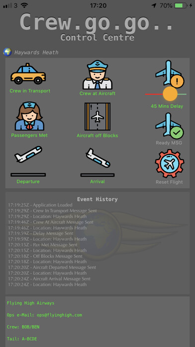 Emulate iPhone app Crew.go.go using MyAndroid Emulate iPhone app Crew.go.go using MyAndroid