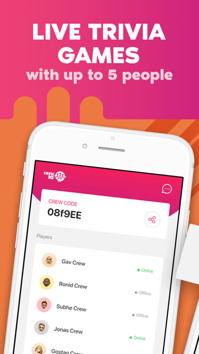 Run android online APK Crew IQ: Real Time Team Trivia from MyAndroid or emulate Crew IQ: Real Time Team Trivia using MyAndroid Run android online APK Crew IQ: Real Time Team Trivia from MyAndroid or emulate Crew IQ: Real Time Team Trivia using MyAndroid