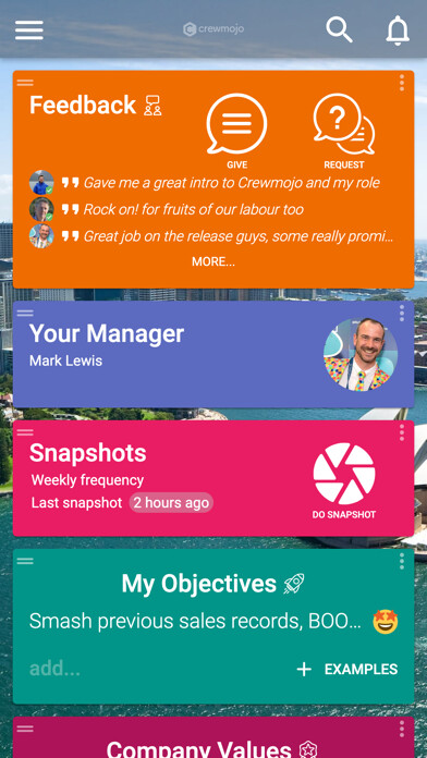 Emulate iPhone app Crewmojo using MyAndroid