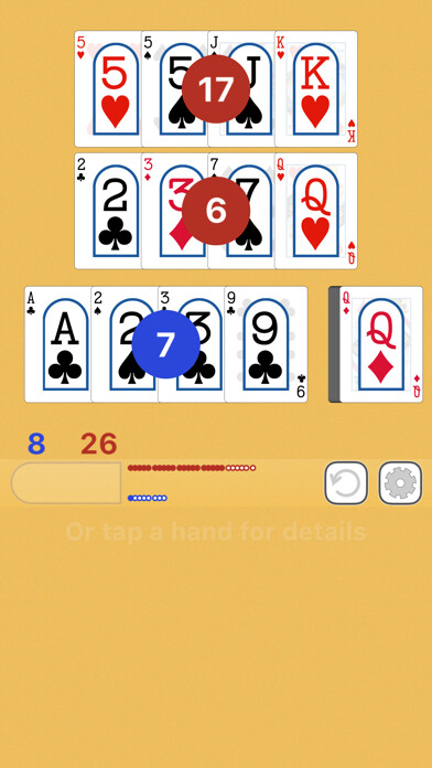 Emulate iPhone app Cribbage Academy using MyAndroid