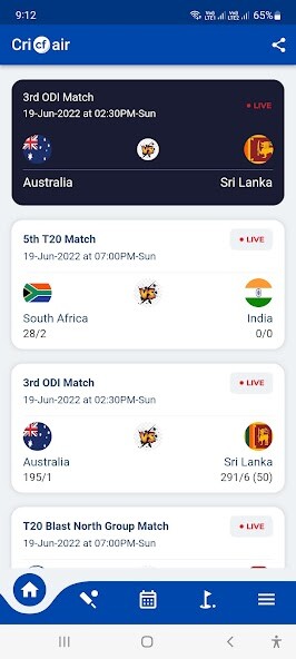 Run android online APK CricFair : Cricket Live Line from MyAndroid or emulate CricFair : Cricket Live Line using MyAndroid