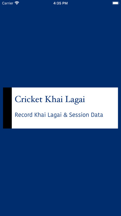 Emulate iPhone app Cricket Khai Lagai Calculator using MyAndroid Emulate iPhone app Cricket Khai Lagai Calculator using MyAndroid
