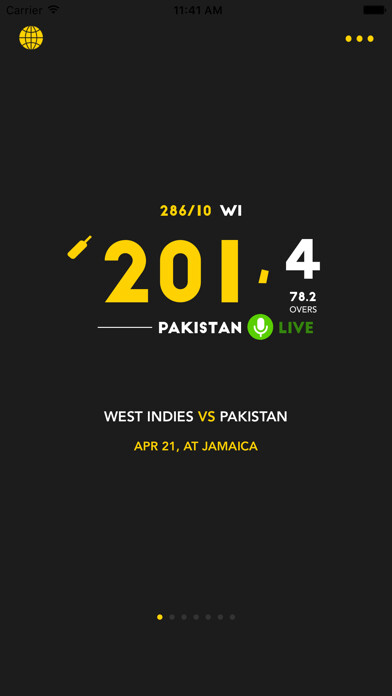 Emulate iPhone app Cricket Live Scores for iPhone using MyAndroid