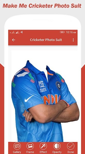 Emulate Android APK Cricket Photo Suit