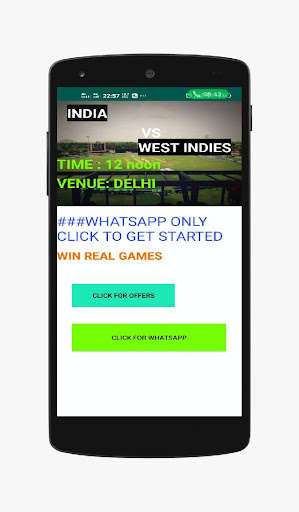 Run android online APK Cricket Prediction--CHAMPION from MyAndroid or emulate Cricket Prediction--CHAMPION using MyAndroid