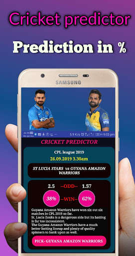 Run android online APK Cricket predictor (prediction CPL,IPL,T10,BPL,BBL) from MyAndroid or emulate Cricket predictor (prediction CPL,IPL,T10,BPL,BBL) using MyAndroid