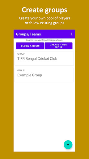 Run android online APK Cricket Scorer - keep your score and stats from MyAndroid or emulate Cricket Scorer - keep your score and stats using MyAndroid