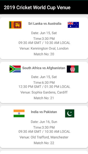 Emulate Android APK Cricket World Cup 2019