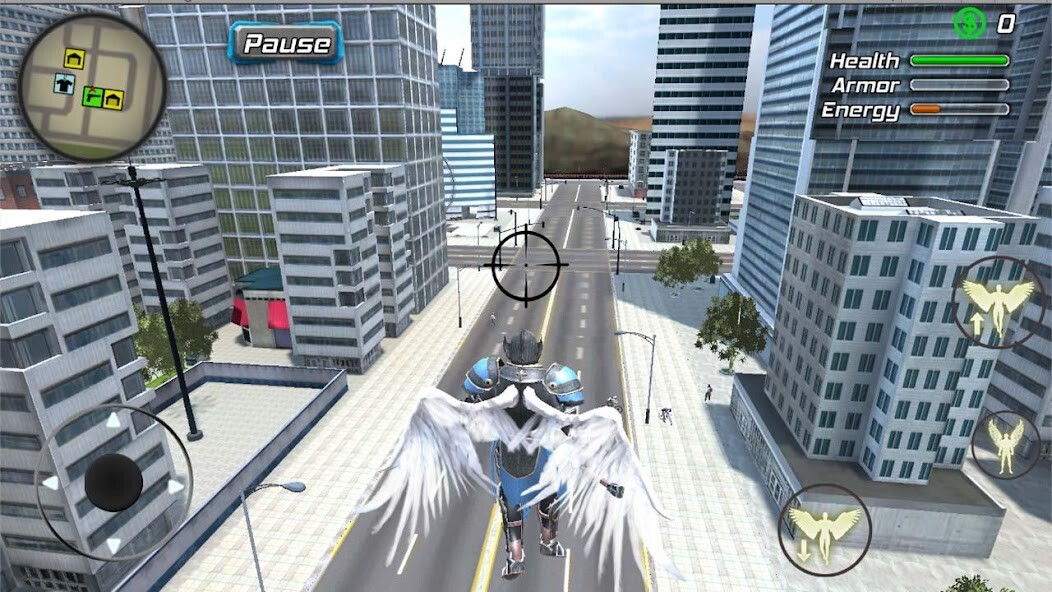 Run android online APK Crime Angel Superhero - Vegas Air Strike from MyAndroid or emulate Crime Angel Superhero - Vegas Air Strike using MyAndroid