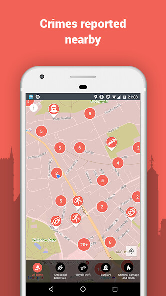 Run android online APK Crime Map from MyAndroid or emulate Crime Map using MyAndroid