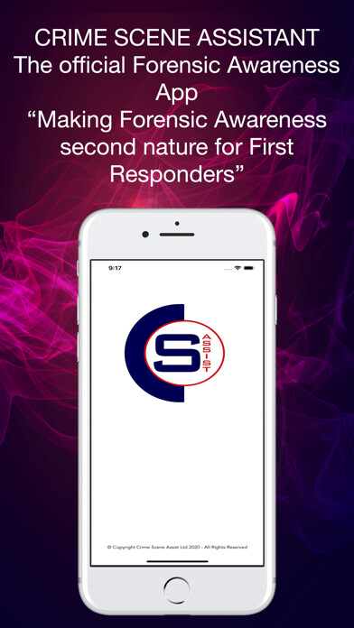 Emulate iPhone app Crime Scene Assistant using MyAndroid